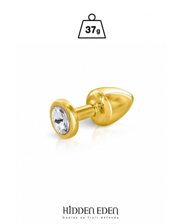Plug bijou aluminium gold XS - Hidden Eden - Plugs, anus pickets