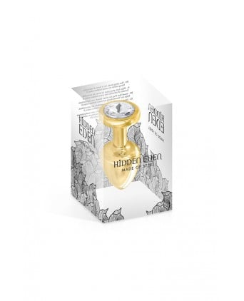 Plug bijou aluminium gold XS - Hidden Eden