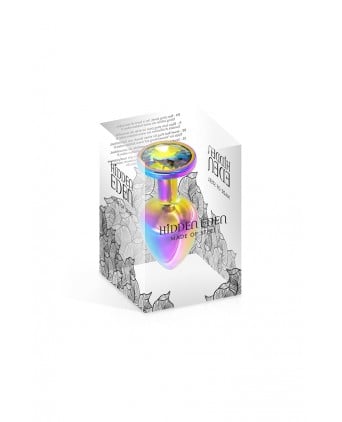 Plug bijou aluminium Rainbow XS - Hidden Eden - Plugs, anus pickets