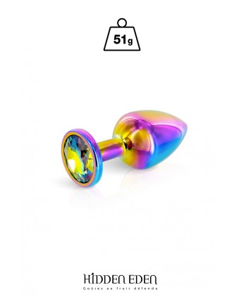 Plug bijou aluminium Rainbow S - Hidden Eden - Plugs, anus pickets