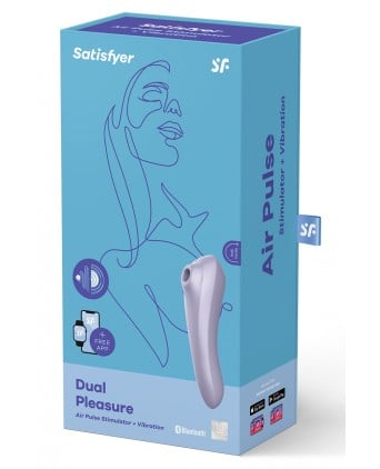 Stimulateur Satisfyer Dual Pleasure mauve - Stimulateurs clitoris
