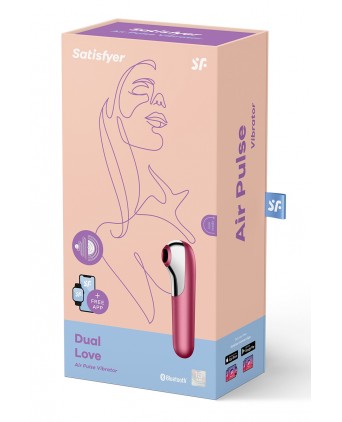 Stimulateur Satisfyer Dual Love rose - Stimulateurs clitoris