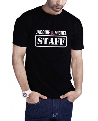 T-shirt Jacquie et Michel Staff - noir - T-shirts Homme