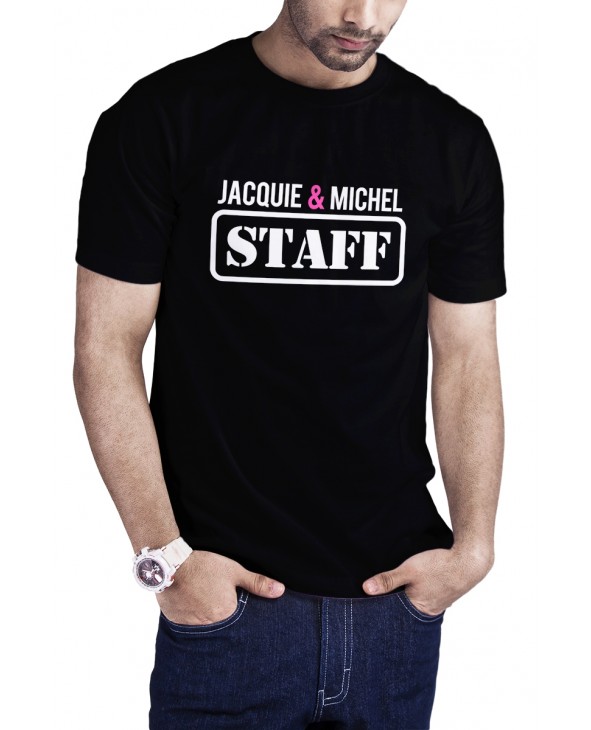 T-shirt Jacquie et Michel Staff - noir - T-shirts Homme