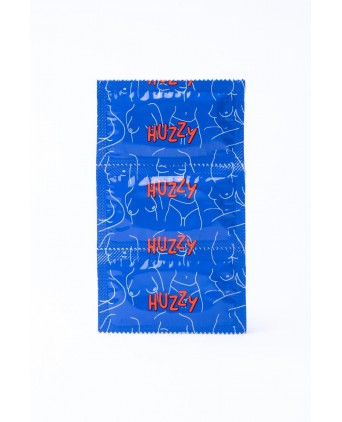 Huzzy - Lot de 12 préservatifs vegan - Préservatifs