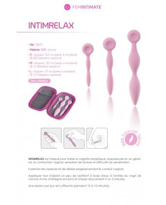 Intimrelax - Femintimate - Problèmes vaginismes