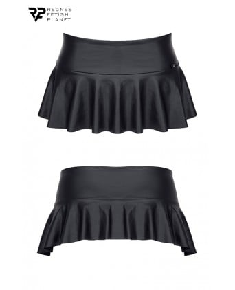 Mini jupe noire avec dos court - Regnes - Prêt à porter