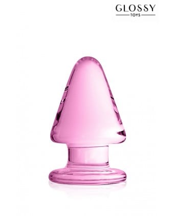 Plug anal verre Glossy Toys n° 23 Pink - Plugs, anus pickets