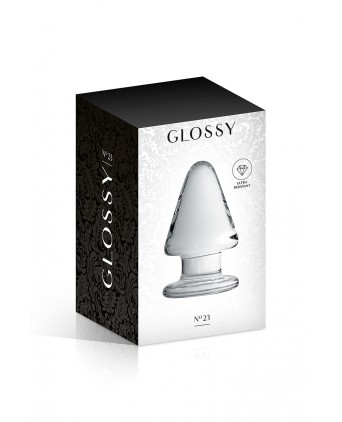 Plug anal verre Glossy Toys n° 23 Clear