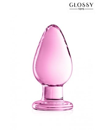Plug anal verre Glossy Toys n° 25 Pink - Plugs, anus pickets