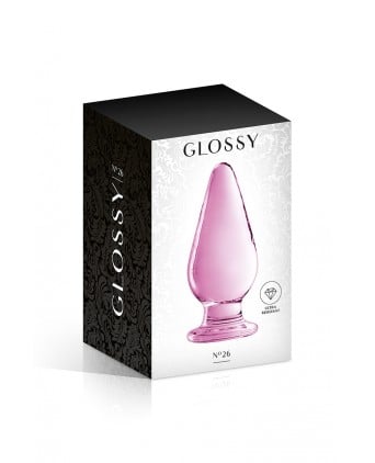 Plug anal verre Glossy Toys n° 26 Pink - Plugs, anus pickets