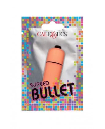 Mini vibro Bullet orange 3 vitesses - CalExotics - Mini vibromasseurs