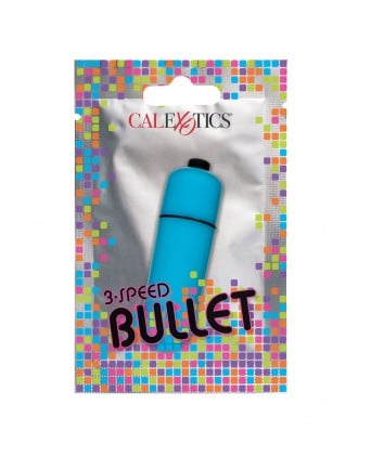 Mini vibro Bullet bleu 3 vitesses - CalExotics - Mini vibromasseurs