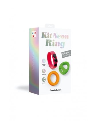 Kit Neon Ring - Love to Love - Anneaux péniens