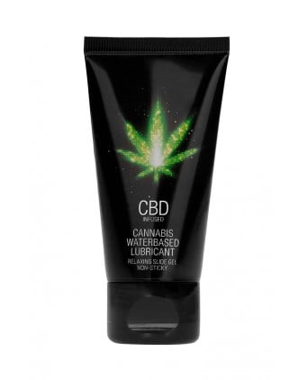 Lubrifiant CBD Eau Cannabis 50ml - Lubrifiants base eau