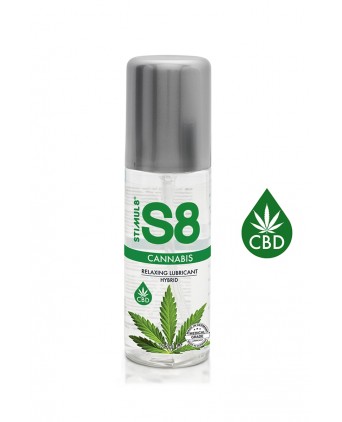 Lubrifiant S8 Hybride Cannabis 125ml - Lubrifiants base eau