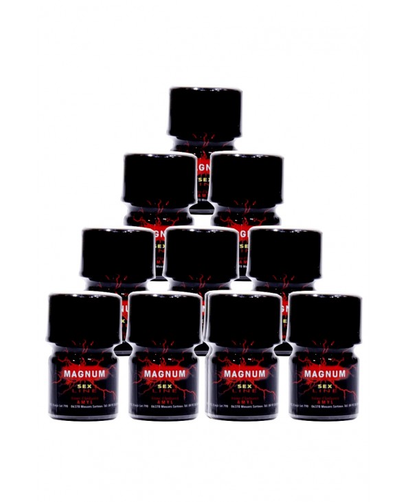 Pack de 10 Poppers Sexline Magnum Rouge - Poppers