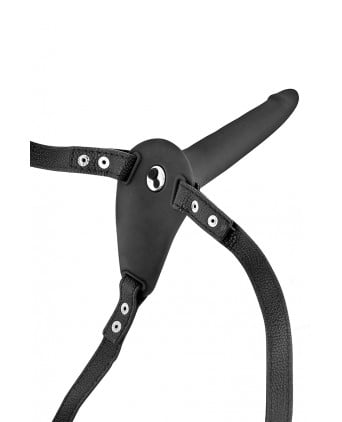 Gode ceinture noir vibrant Fetish Tentation - Godes ceinture