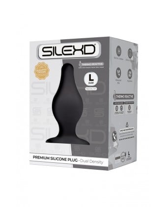 Plug anal double densité modèle 2 taille L - SilexD - Plugs, anus pickets