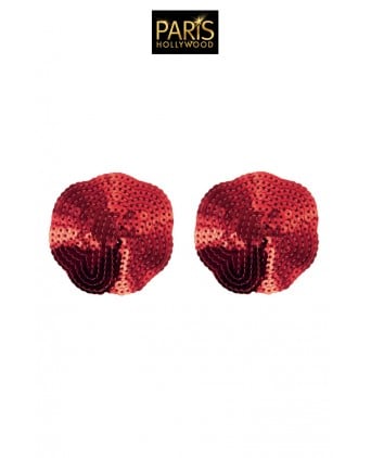 Nipples rouges sequin - Paris Hollywood - Bijoux pénis