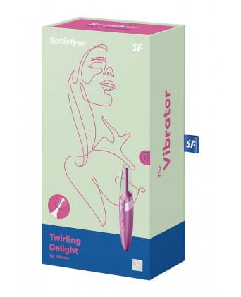 Stimulateur Twirling Delight Framboise - Satisfyer - Stimulateurs clitoris