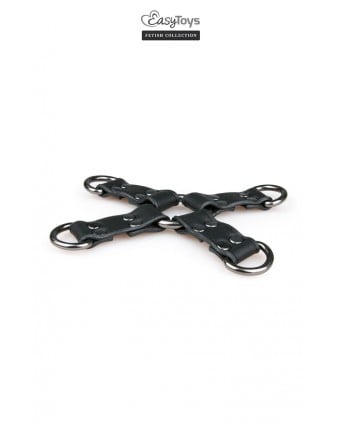 Croix en cuir Hog Tie - Easytoys Fetish Collection - Attaches, contraintes