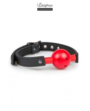 Gagged Ball avec balle rouge - EasyToys Fetish Collection - Baillons, gagballs
