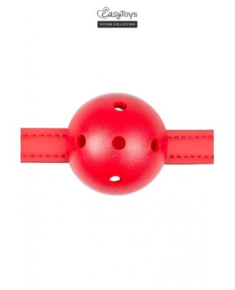 Gagged Ball avec balle rouge - EasyToys Fetish Collection - Baillons, gagballs