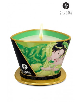 Bougie à massage parfum Thé vert - Shunga - Import busyx