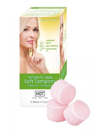 5 soft Tampons intimes - HOT - Tampons hygiéniques