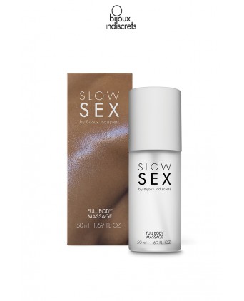Gel de massage corporel Slow Sex - Bijoux Indiscrets - Huiles et crèmes de massage