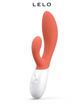 Vibro Rabbit Ina 3 Coral Red - Lelo - Import busyx