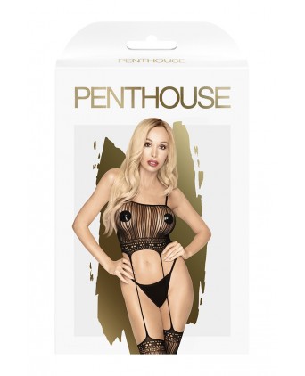 Combinaison porte-jarretelles Sex dealer - Penthouse - Combinaisons
