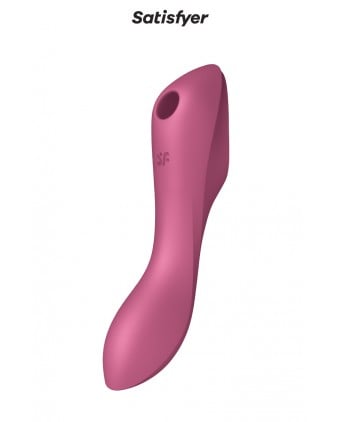 Stimulateur Curvy Trinity 3 rouge - Satisfyer - Stimulateurs clitoris