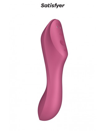 Stimulateur Curvy Trinity 3 rouge - Satisfyer - Stimulateurs clitoris