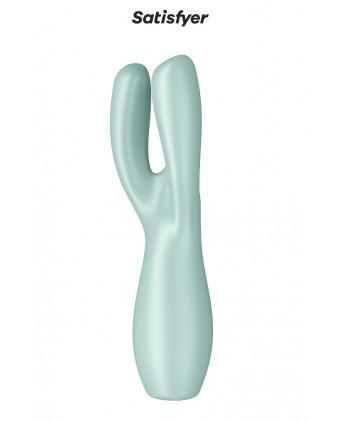 Stimulateur Threesome 3 vert - Satisfyer - Stimulateurs clitoris