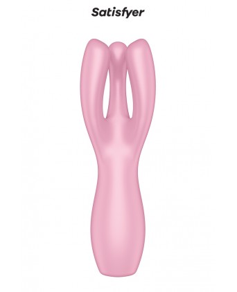 Stimulateur Threesome 3 rose - Satisfyer - Stimulateurs clitoris