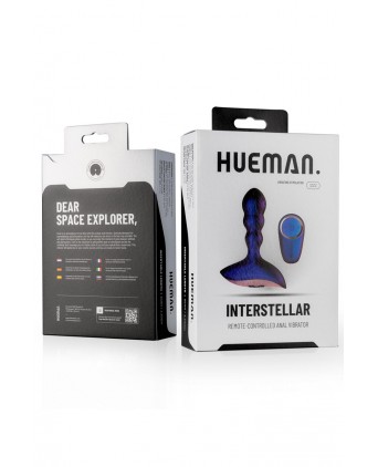 Plug vibrant télécommandé Interstellar - Hueman - Import busyx