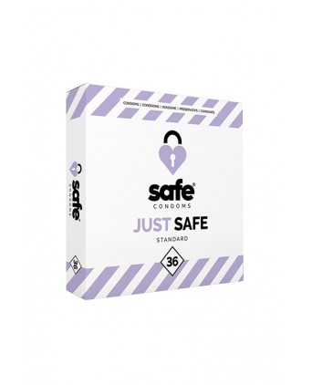 36 préservatifs Just Safe Standard - Préservatifs