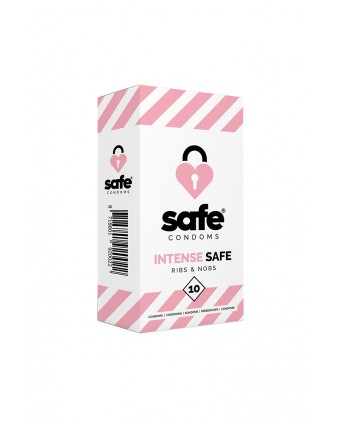10 préservatifs Safe Intense - Préservatifs