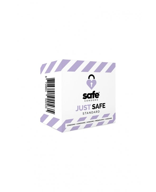 5 préservatifs Just Safe Standard - Préservatifs