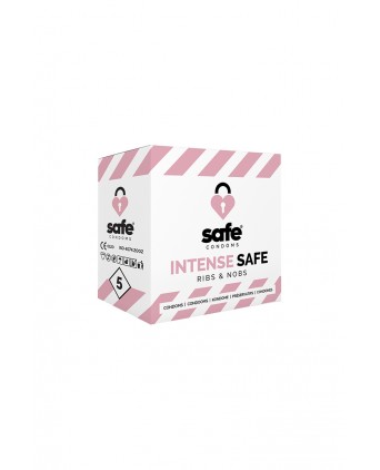 5 préservatifs Safe Intense - Préservatifs