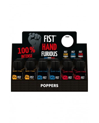 Box 18 poppers Fist Hand Furious - Import busyx