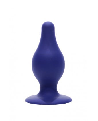 Plug anal double densité bleu 9,3 cm - SilexD - Plugs, anus pickets