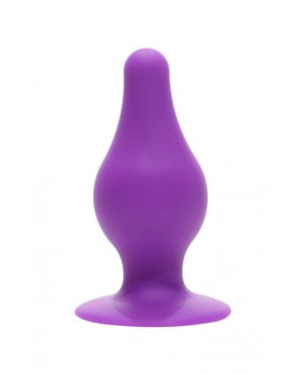 Plug anal double densité violet 10,2 cm - SilexD - Plugs, anus pickets