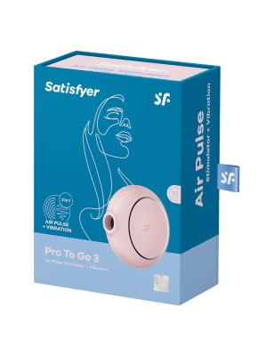 Stimulateur Satisfyer Pro To Go 3 rose