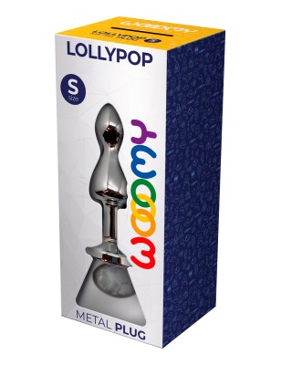 Plug bijou Lollypop transparent S - Wooomy