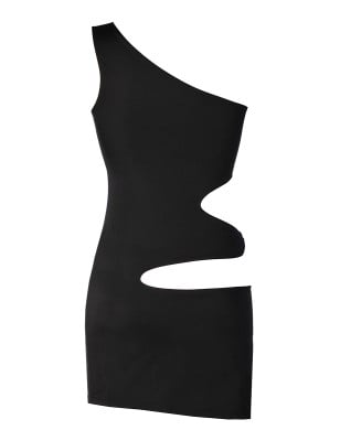 Robe noire V-9239 - Axami