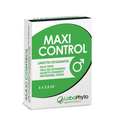 Lingettes retardantes Maxi Control - Labophyto - Retarder éjaculation