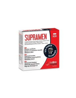 Supramen (20 gélules) - Aphrodisiaque - Retarder éjaculation